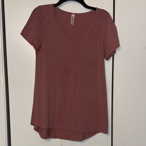 LuLaRoe Dusty Rose Short Sleeve Tee